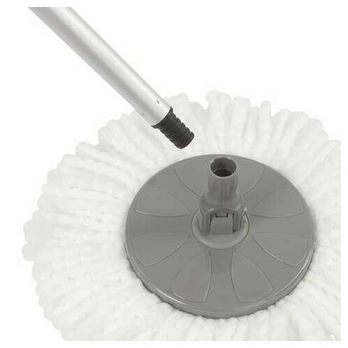  Швабра для наборов для уборки с круглой насадкой из микрофибры, черенок 130 см, laima, 606745 | Швабры для пола