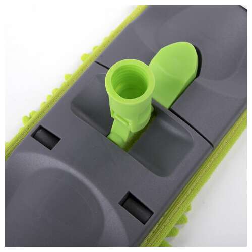  Швабра с флаундером 40 см, черенок 110 см евро, насадка моп микрофибра синель, индивидуальная упаковка пакет, любаша, 606313 | Швабры для пола