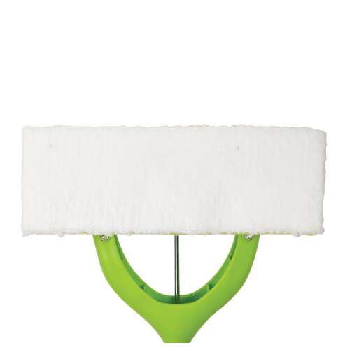  Швабра самоотжимная, механизм "бабочка", насадка спонж/микрофибра 26 см, телескопический черенок 130 см, любаша, 603607 | Швабры для пола