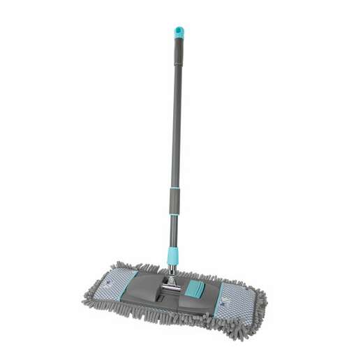  Швабра с насадкой 42 см, телескопический черенок 75-120 см, микрофибра, карманы, laima home, 606798 | Швабры для пола