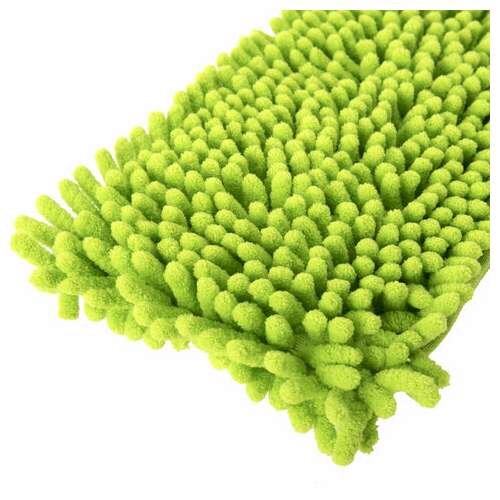  Швабра с флаундером 40 см, черенок 110 см евро, насадка моп микрофибра синель, индивидуальная упаковка пакет, любаша, 606313 | Швабры для пола