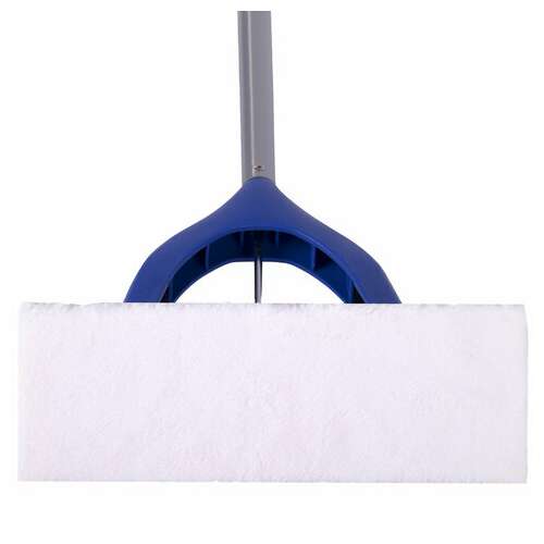  Швабра самоотжимная, механизм "бабочка", насадка спонж/микрофибра 26 см, телескопический черенок 115 см, laima, 601468 | Швабры для пола