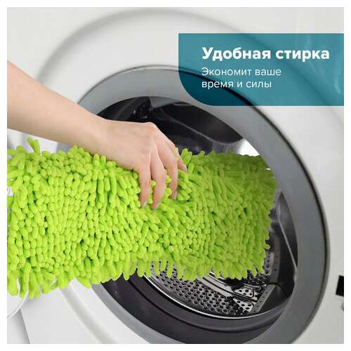  Швабра с флаундером 40 см, черенок 110 см евро, насадка моп микрофибра синель, индивидуальная упаковка пакет, любаша, 606313 | Швабры для пола