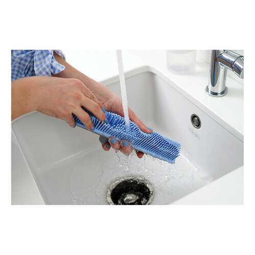  Швабра-сгон щётка с резиновой щетиной bacteria stop 32 см, щетина 5,5 см, рукоятка 80-140 см, york, 2271, 51301 | Стяжки для удаления жидкости с пола