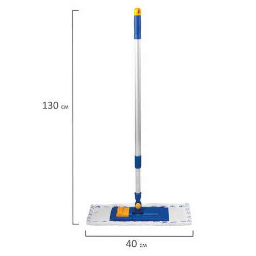 Швабра с флаундером 40 см, телескопический черенок 130 см, резьба 1,6 см, микрофибра/абразив (тип к), laima, 601462  Швабра с флаундером 40 см, телескопический черенок 130 см, резьба 1,6 см, микрофибра/абразив (тип к), laima, 601462 | Швабры для пола