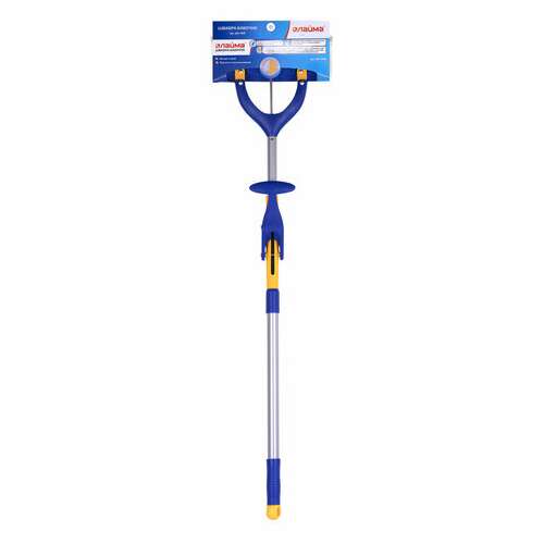  Швабра самоотжимная, механизм "бабочка", насадка спонж/микрофибра 26 см, телескопический черенок 115 см, laima, 601468 | Швабры для пола