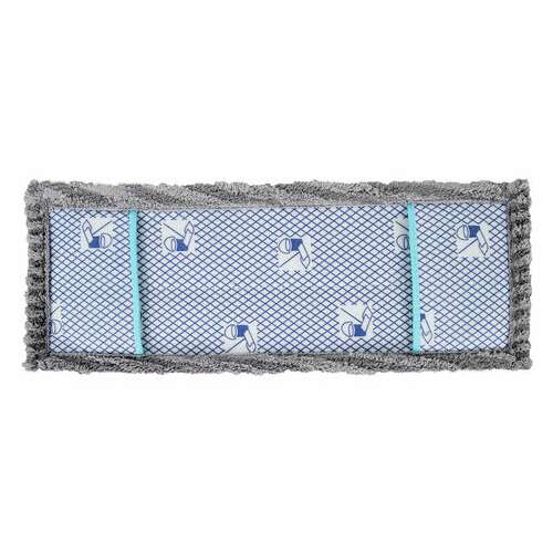  Швабра с насадкой 42 см, телескопический черенок 75-120 см, микрофибра, карманы, laima home, 606796 | Швабры для пола