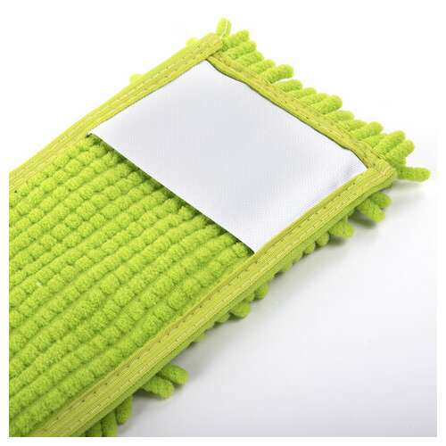  Швабра с флаундером 40 см, черенок 110 см евро, насадка моп микрофибра синель, индивидуальная упаковка пакет, любаша, 606313 | Швабры для пола