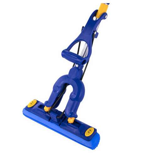  Швабра самоотжимная, механизм "бабочка", насадка pva 28 см, телескопический черенок 107 см, laima, 601467 | Швабры для пола