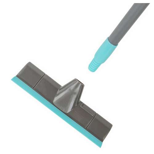 Швабра со щеткой-шробер + водосгон, универсальная для сухой и влажной уборки, черенок 130см, ширина 27см, щетина 3,5см, laima home, 606806 | Щетки, метлы, пипидастры