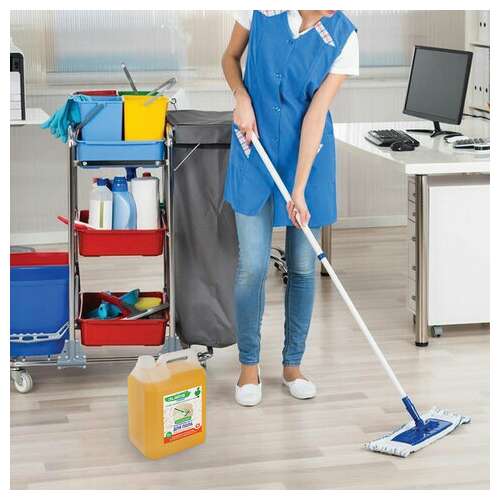  Средство для мытья пола, стен и поверхностей, c дезинфекцией, биоразлагаемое, 5 л, laima expert, 607761 | Средства для мытья пола