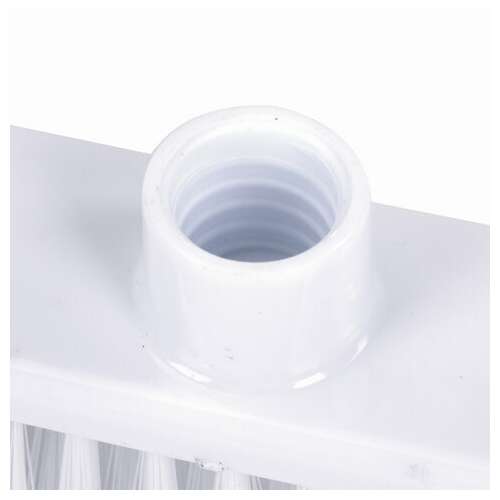  Щетка для уборки, ширина 31 см, щетина 8 см двуцветная, пластик, крепление еврорезьба, любаша, 603629 | Щетки, метлы, пипидастры