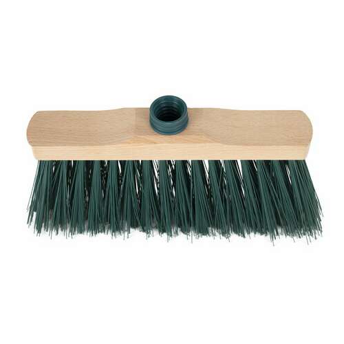  Щетка для уборки, ширина 31 см, щетина 14 см, деревянная, крепление еврорезьба, york "laura", 140 | Щетки, метлы, пипидастры