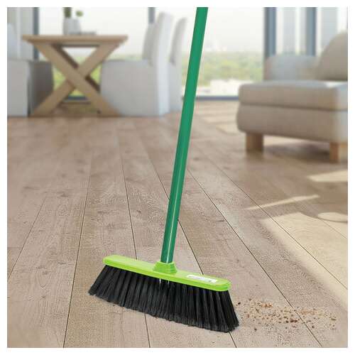  Щетка для уборки, ширина 32 см, щетина 8 см, пластик, крепление еврорезьба, idea "классик", м 5105 | Щетки, метлы, пипидастры