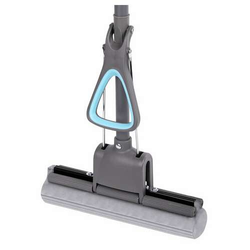  Швабра самоотжимная, роликовый отжим, насадка pva 27 см, телескопический черенок 84-122 см, laima home, 606803 | Швабры для пола