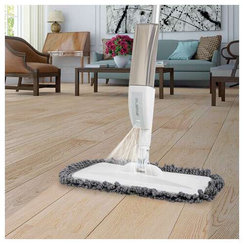  Швабра с распылителем ultraspray x, 2 насадки из микрофибры объемный ворс, скребок, laima, 609143 | Швабры для пола