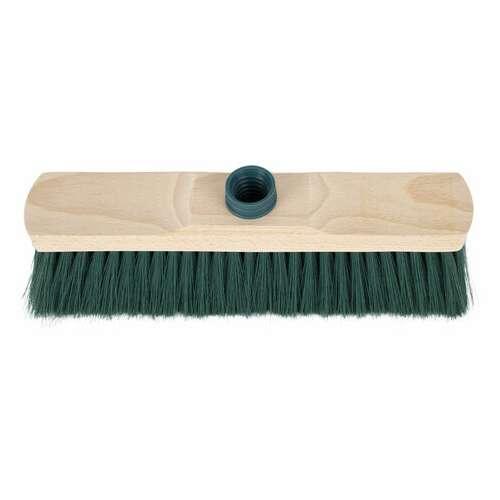  Щетка для уборки, ширина 32 см, щетина 7 см, деревянная, крепление еврорезьба, york "sara", 200 | Щетки, метлы, пипидастры