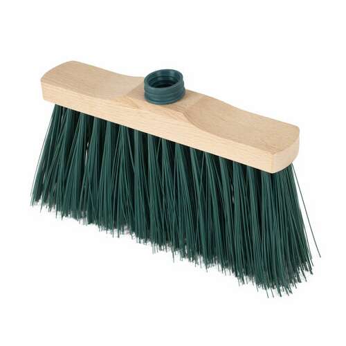  Щетка для уборки, ширина 31 см, щетина 14 см, деревянная, крепление еврорезьба, york "laura", 140 | Щетки, метлы, пипидастры