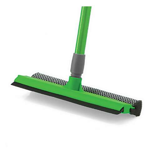  Окномойка (стяжка + губка), телескопическая ручка, 75-130 см, рабочая часть 24,5 см, york, 084140 | Щетки для мытья окон с ручкой