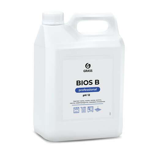  Средство моющее 5,5 кг grass bios b, для промышленного оборудования, щелочное, концентрат, 125201 | Чистящие и моющие средства универсальные