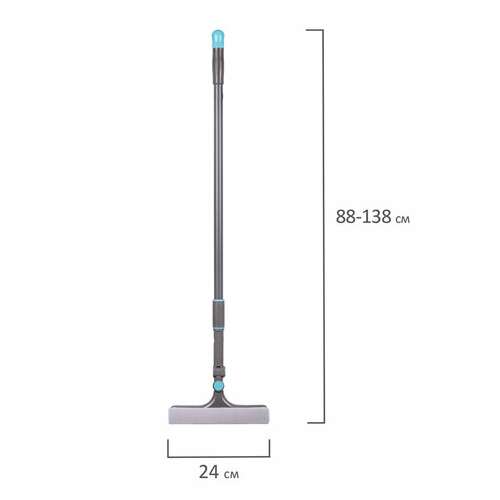 Окномойка вращающаяся со сгоном, телескопическая ручка 88-138 см, ширина 24 см, laima home, 606802 | Сгоны-склизы для воды