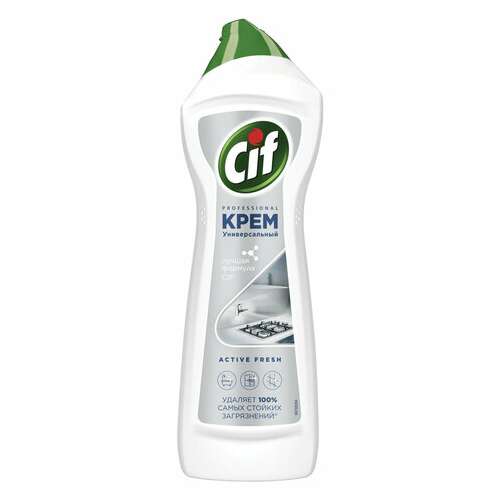  Чистящее средство крем 750 мл, cif professional "active fresh" | Чистящие и моющие средства универсальные