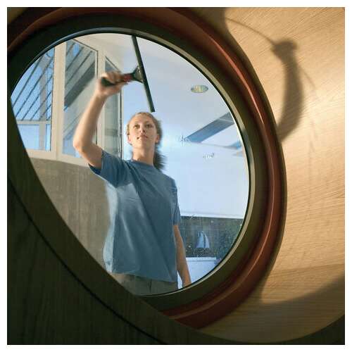  Стяжка для удаления жидкости со стекол vileda "эволюшн", в сборе, ширина 35 см (черенок-ручка 602105), 500209 | Сгоны-склизы для воды