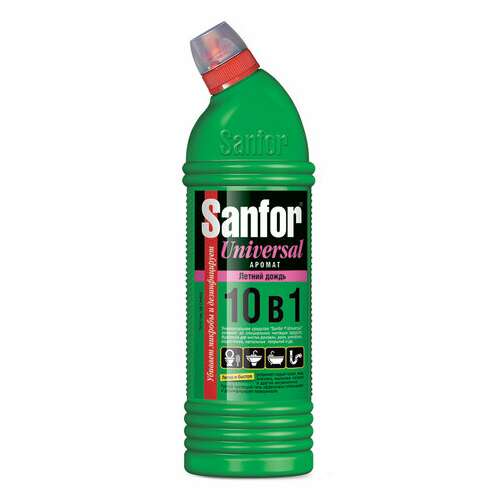 Чистящее средство 1 кг, sanfor universal (санфор универсал) "летний дождь", гель, 1956  Чистящее средство 1 кг, sanfor universal (санфор универсал) "летний дождь", гель, 1956 | Чистящие и моющие средства универсальные