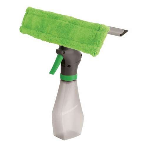  Окномойка "3 в 1": насадка из микрофибры, сгон, рукоятка-флакон с распылителем, 26х25,5х10 см, york, 84040 | Щетки для мытья окон с ручкой