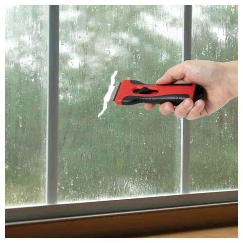  Скребок для любых поверхностей (керамика, стекло, плитка) brauberg "ultra", 5 лезвий, 607457 | Скребки для окон и пола