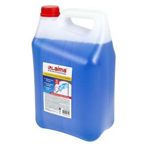  Средство для мытья стекол и зеркал 5 л, laima professional, 601610 | Средства для мытья стекол