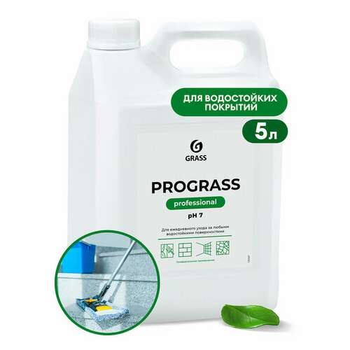  Средство моющее универсальное 5 кг, grass prograss, нейтральное, жидкое, 125337 | Чистящие и моющие средства универсальные