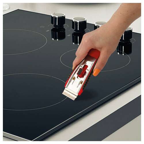  Скребок для любых поверхностей (стеклокерамика, стекло, плитка) brauberg "super", 5 лезвий, 606761 | Скребки для окон и пола