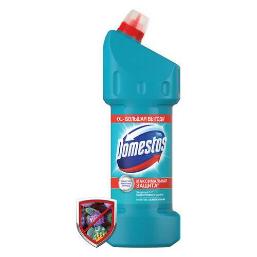  Чистящее средство 1,5 л domestos (доместос) "свежесть атлантики", с отбеливающим эффектом, 67683281 | Чистящие и моющие средства универсальные