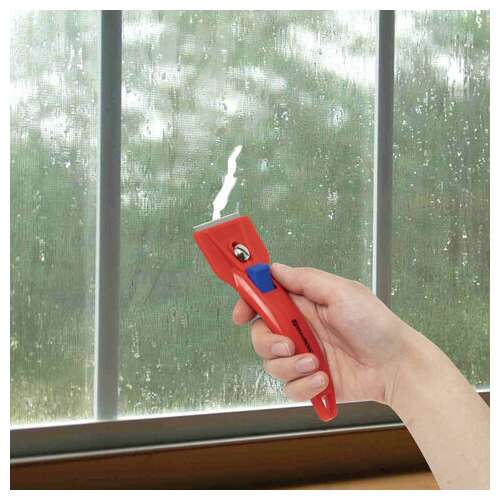  Скребок для любых поверхностей (стеклокерамика, стекло, плитка) brauberg "classic", фиксатор, 607458 | Скребки для окон и пола