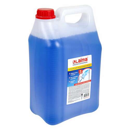  Средство для мытья стекол и зеркал 5 л, laima professional, 601610 | Средства для мытья стекол