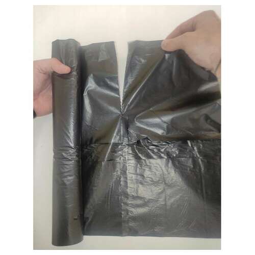  Мешки для мусора, 120 л, черные, в рулоне 10 шт., пвд, 30 мкм, 70х110 см, концепция быта "удачные", 0152 | Мешки для мусора универсальные