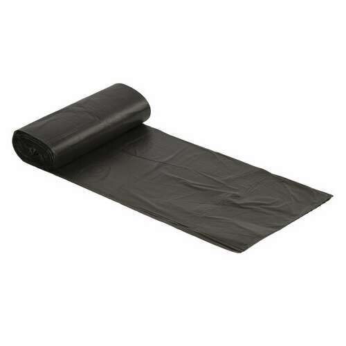  Мешки для мусора 30 л черные в рулоне 30 шт., пнд 8 мкм, 50х60 см, laima стандарт, 601377 | Мешки для мусора универсальные