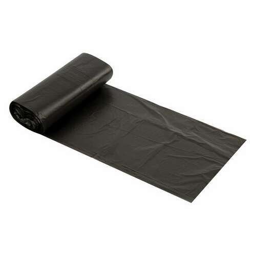  Мешки для мусора 30 л, черные, в рулоне 30 шт., пнд 8 мкм, 50х60 см, офисмаг стандарт, 601379 | Мешки для мусора универсальные