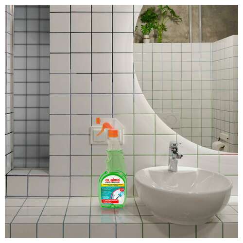  Средство для мытья стекол и зеркал с нашатырным спиртом 750 мл, laima professional, распылитель, 604745 | Средства для мытья стекол