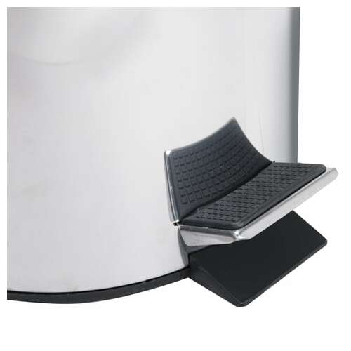  Ведро-контейнер для мусора (урна) с педалью laima "classic", 5 л, зеркальное, нержавеющая сталь, со съемным внутренним ведром, 232260 | Контейнеры и ведра для мусора