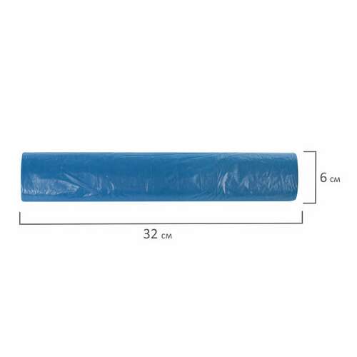  Мешки для мусора 60 л синие в рулоне 20 шт. особо прочные, пвд 30 мкм, 60х70 см, laima, 601382 | Мешки для мусора универсальные