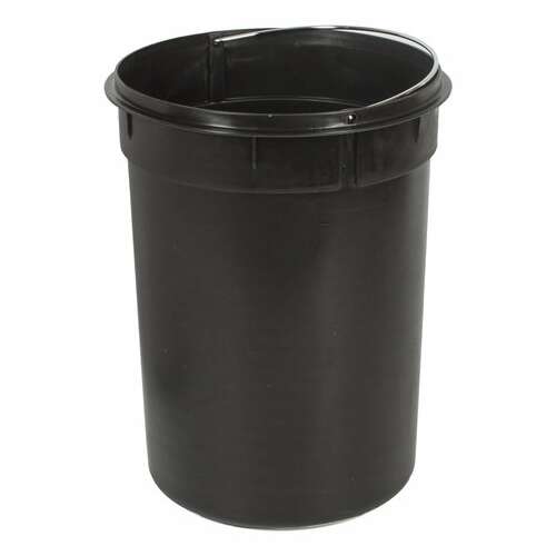  Ведро-контейнер для мусора (урна) с педалью laima "classic", 20 л, белое, глянцевое, металл, со съемным внутренним ведром, 604949 | Контейнеры и ведра для мусора