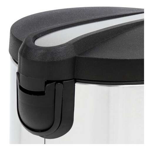  Ведро-контейнер для мусора (урна) с педалью laima "modern", 5 л, матовое, нержавеющая сталь, 606301 | Контейнеры и ведра для мусора