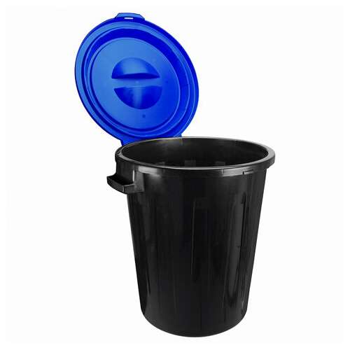  Контейнер 90 литров для мусора, бак+крышка (высота 65 см), m2394/ассорти, idea, м 2394 | Баки для мусора