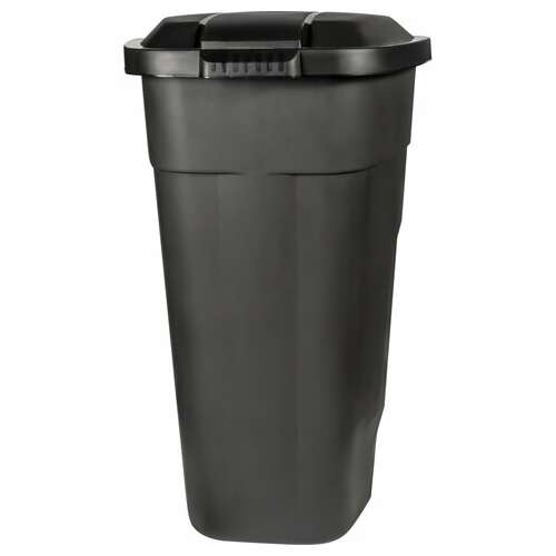  Контейнер 110 литров для мусора, с крышкой, на колесах, 84х54х58 см, пластиковый, plast team, рт9957 | Баки для мусора