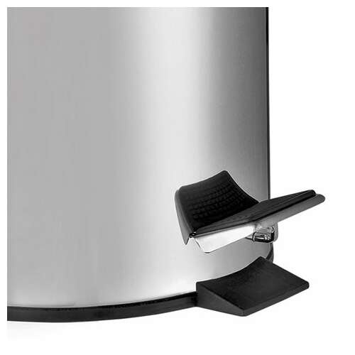  Ведро-контейнер для мусора (урна) с педалью laima "classic", 12 л, зеркальное, нержавеющая сталь, со съемным внутренним ведром, 232261 | Контейнеры и ведра для мусора