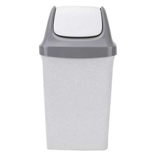Ведро-контейнер 25 л, с крышкой (качающейся), для мусора,"свинг", 58х32х28 см, серое, idea, м 2463  Ведро-контейнер 25 л, с крышкой (качающейся), для мусора,"свинг", 58х32х28 см, серое, idea, м 2463 | Контейнеры и ведра для мусора