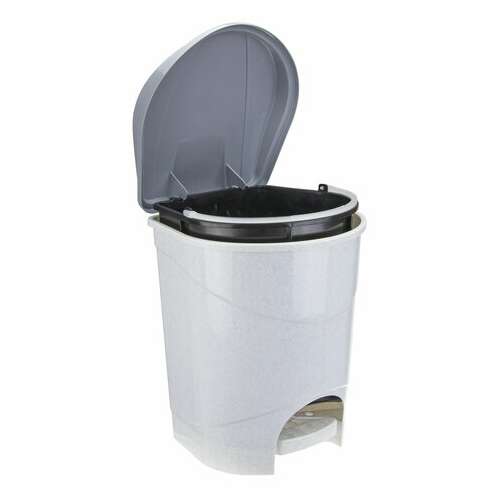  Ведро-контейнер 11 л, с крышкой и педалью, для мусора, 33х26х27 см, серое, idea, м2891 | Контейнеры и ведра для мусора