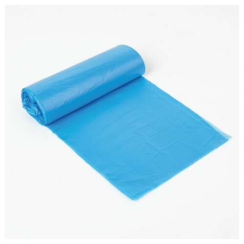  Мешки для мусора 35 л синие, в рулоне 30 шт., пнд 10 мкм, 50х60 см, любаша, 608091 | Мешки для мусора универсальные